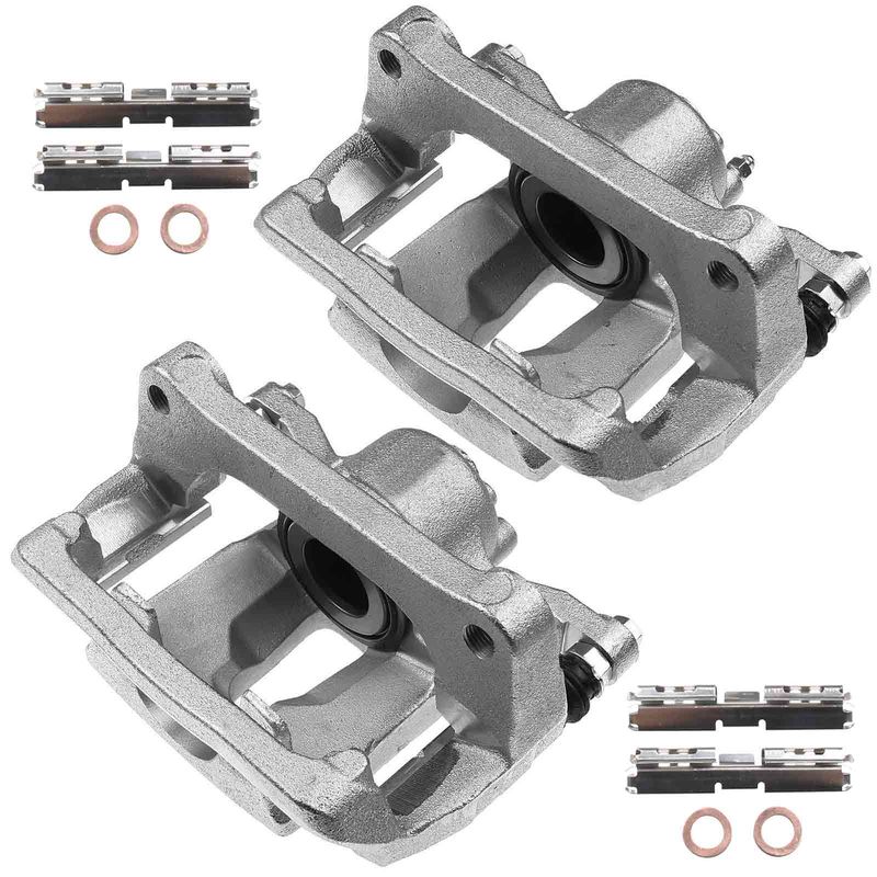 2x Rear Brake Caliper with Bracket for Ford F-150 2012-2016