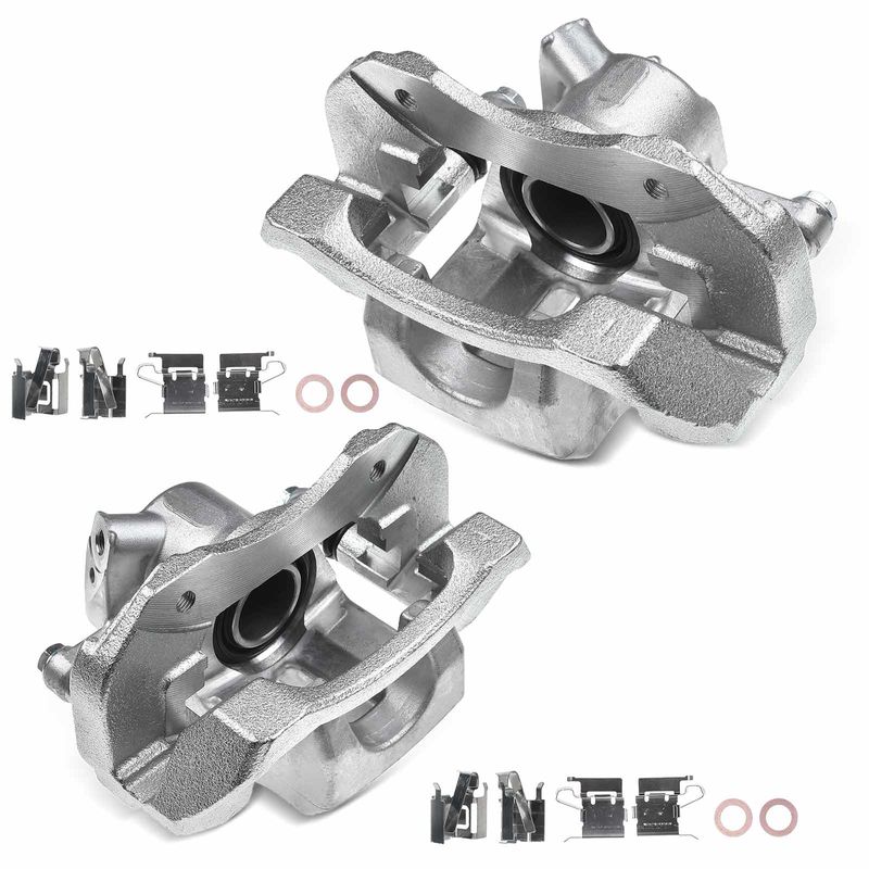2x Rear Brake Caliper with Bracket for Toyota Prius V 12-17 1.8L