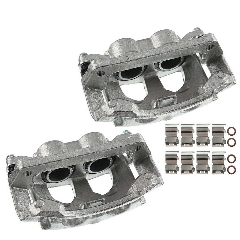 2x Rear Brake Caliper with Bracket for Ford F-350 F-450 Super Duty