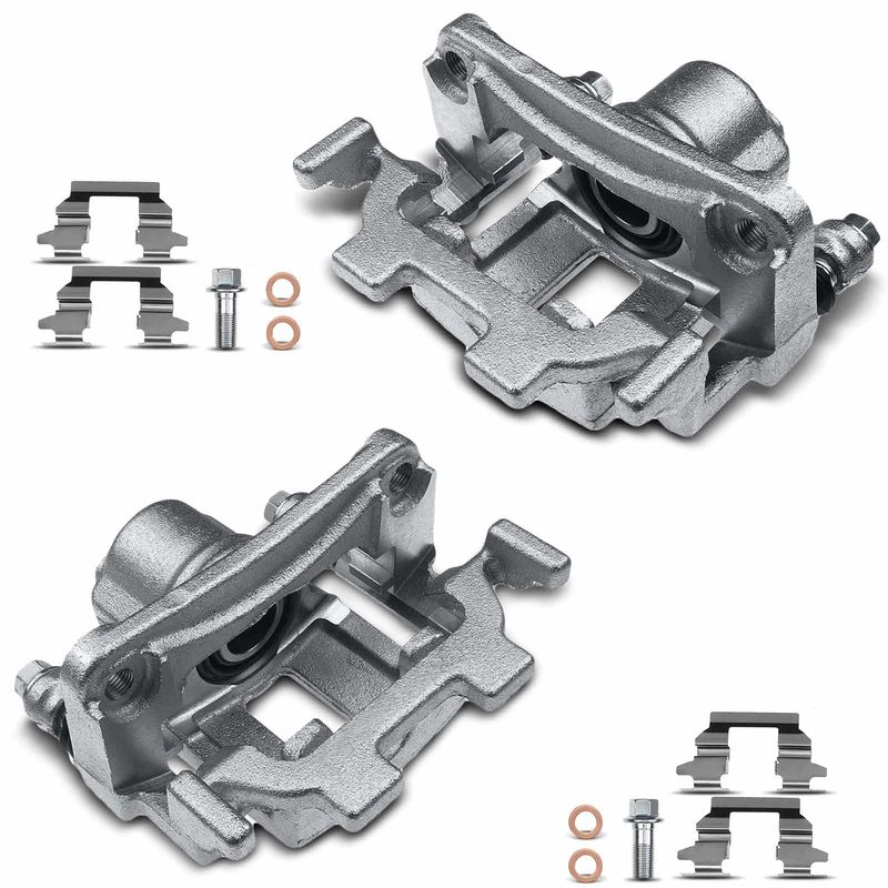 2x Rear Brake Caliper with Bracket for Nissan Maxima 2009-2018 Rear Left & Right
