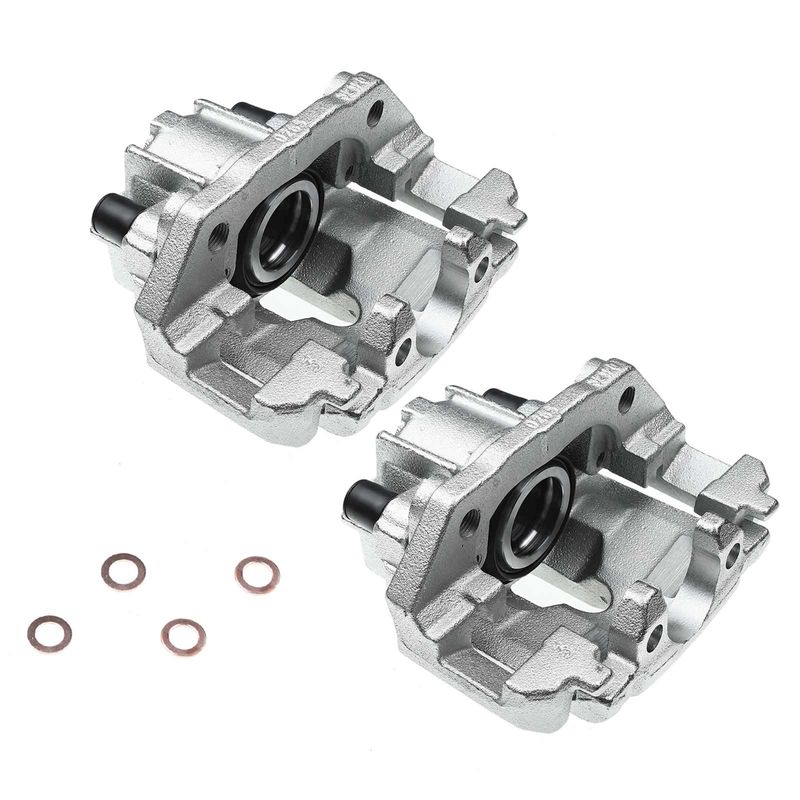 2x Rear Brake Caliper with Bracket for Ford Expedition Lincoln Navigator 03-06