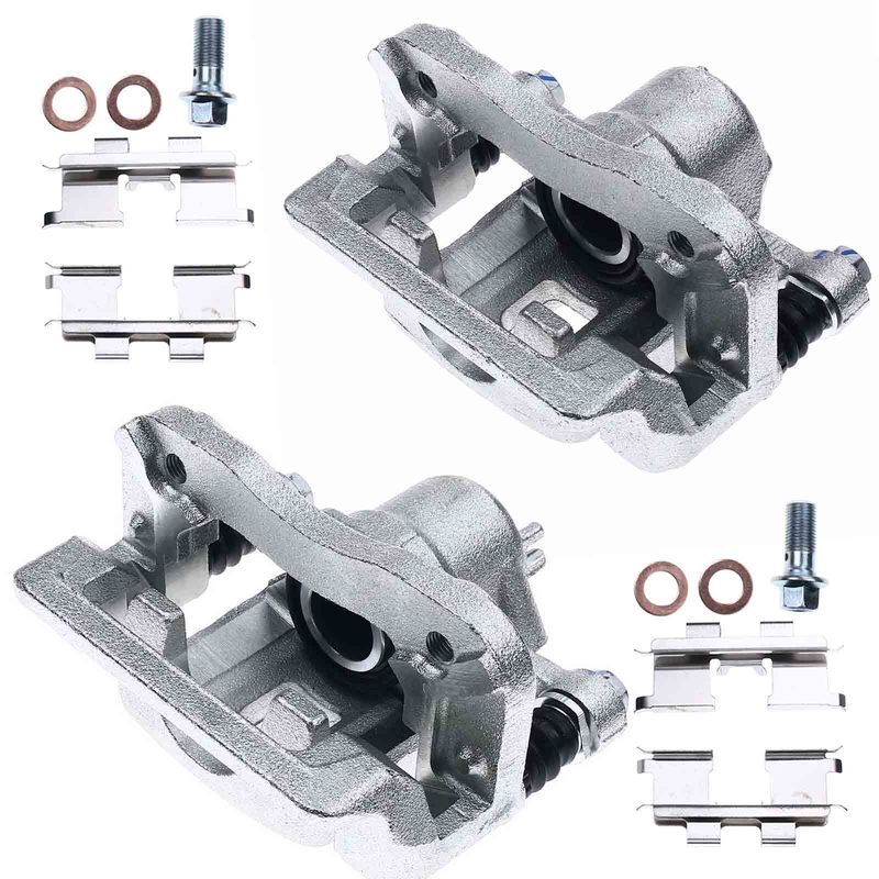 2x Rear Brake Caliper with Bracket for Hyundai Sonata Tucson Kia Sportage
