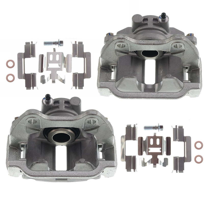2x Rear Brake Caliper with Bracket for Chevy Silverado GMC Sierra 1500 Cadillac