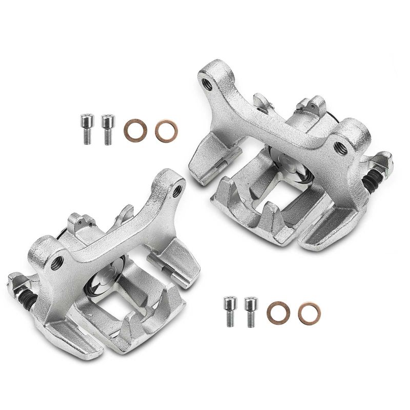 2x Rear Disc Brake Calipers with Bracket for Ford F-150 2018-2020