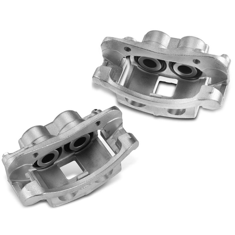 2x Front Driver & Passenger Disc Brake Caliper with Bracket for Chevy Colorado GMC Canyon G6 Isuzu