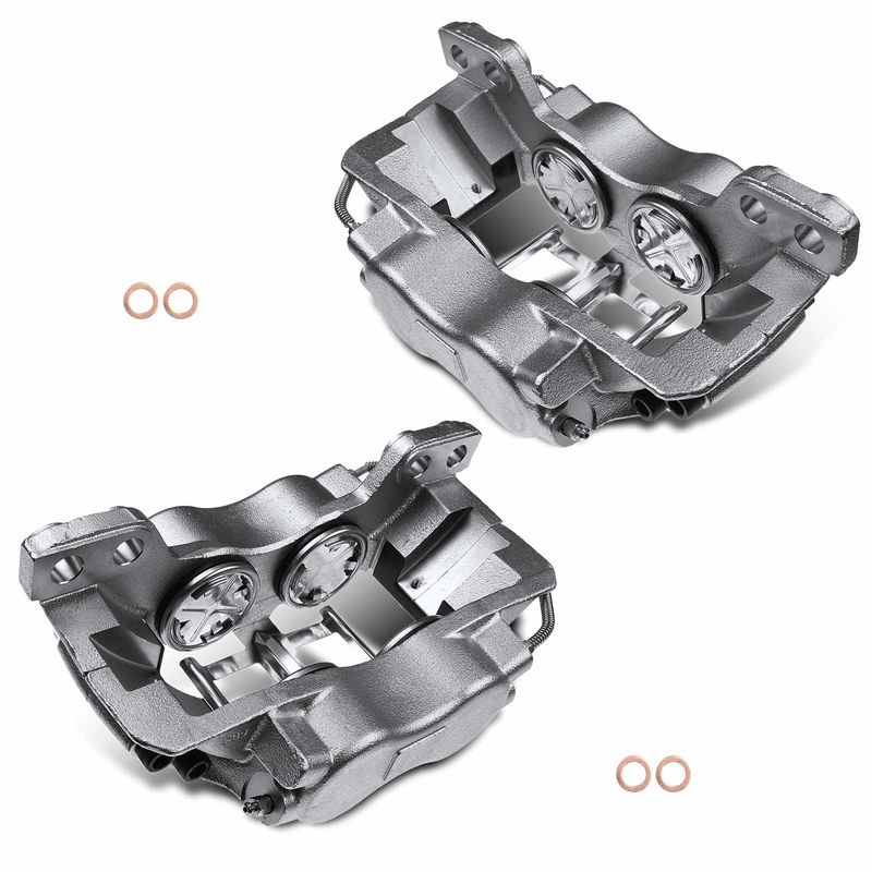 2x Rear Brake Caliper for Chevy C6500 C7500 Kodiak GMC Topkick 97-02
