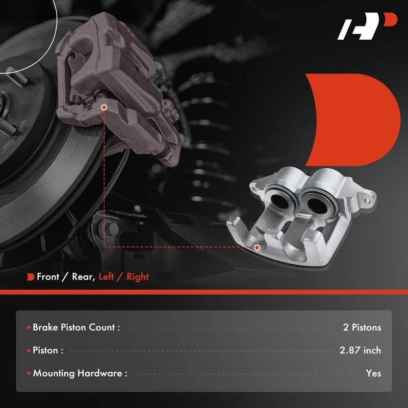 Front or Rear Driver or Passenger Brake Caliper for Ford F59 F53 2011-2020