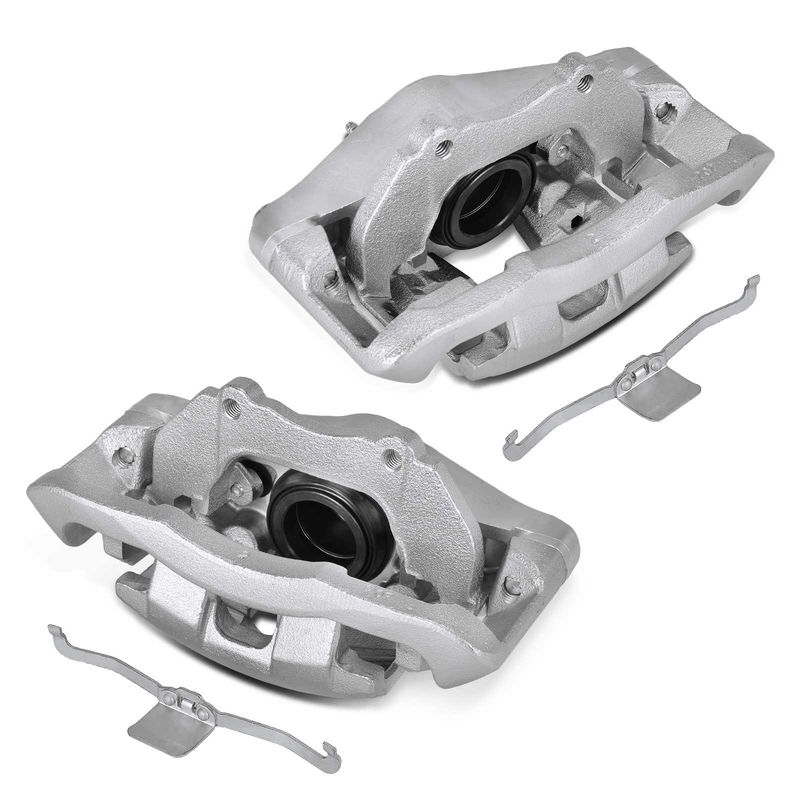 2x Front Disc Brake Caliper with Bracket for Volvo C70 06-13 S40 05 V50 10-11