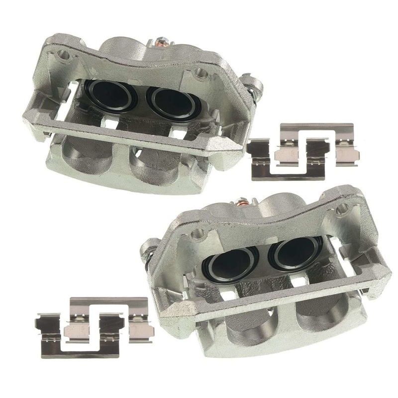 2x Front Brake Caliper with Bracket for Acura MDX 2007-2013 ZDX 2010-2013