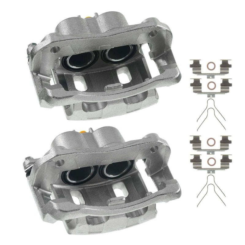 2x Front Brake Caliper with Bracket for Acura MDX 2003-2006 3.5L