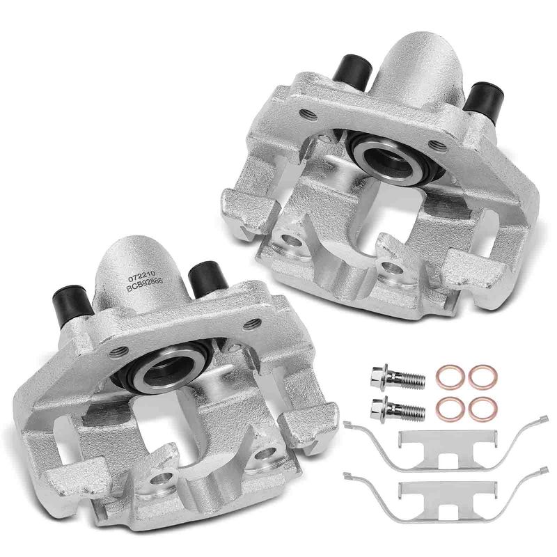 2x Rear Disc Brake Calipers with Bracket for BMW 5/6/7 Series 535i 545i 650i