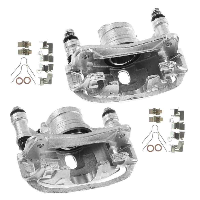 2x Front Brake Caliper with Bracket for Toyota Paseo 96-99 Tercel 93-99 w/o ABS