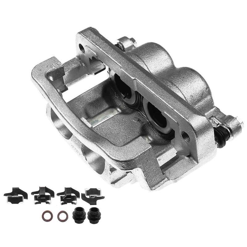 Front Driver Brake Caliper with Bracket for Ford F-350 F-450 Super Duty