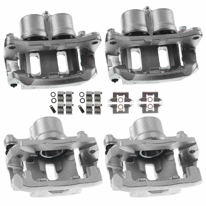 4x Front & Rear Disc Brake Calipers for Ford Edge Lincoln MKX 07-10