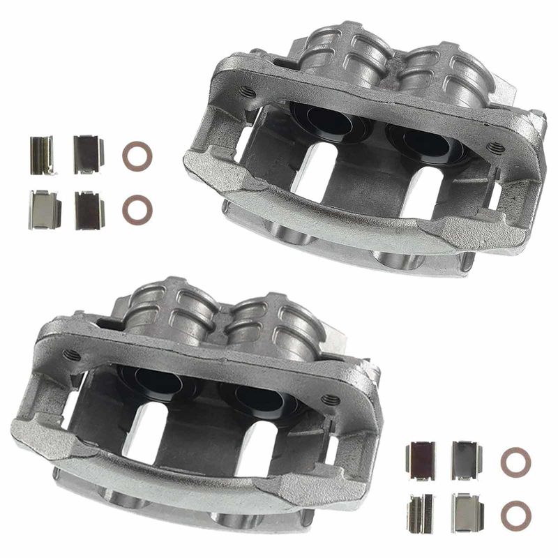 2x Front Disc Brake Calipers with Bracket for Ford Freestar Mercury Monterdy