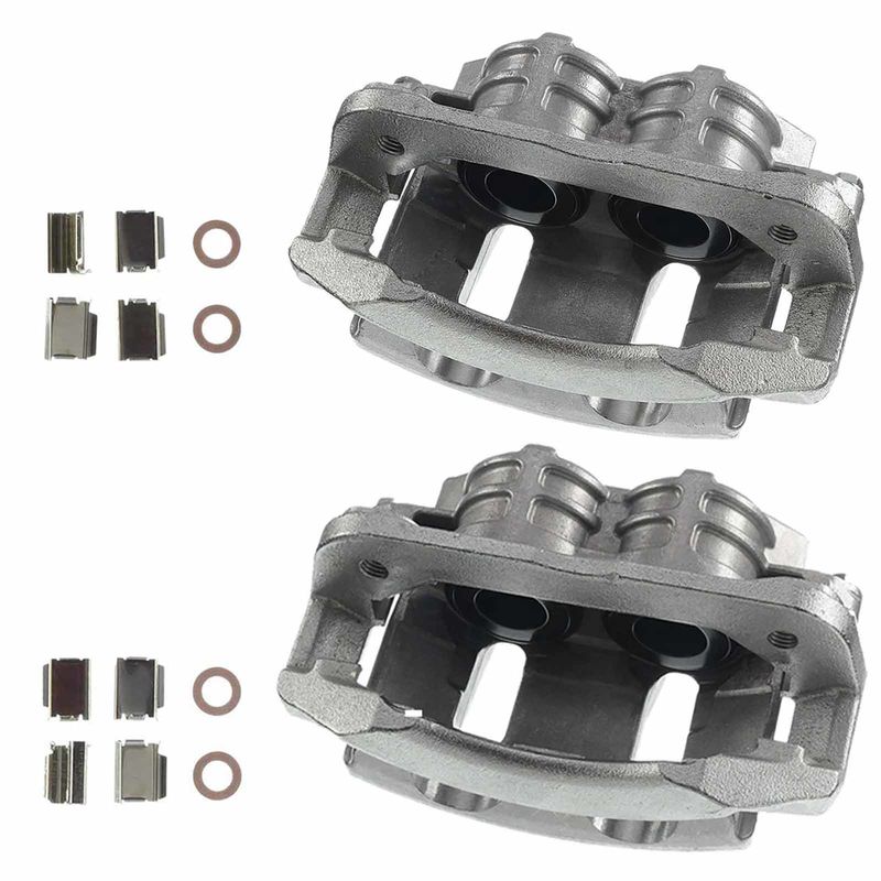 2x Front Disc Brake Calipers with Bracket for Ford Freestar Mercury Monterdy