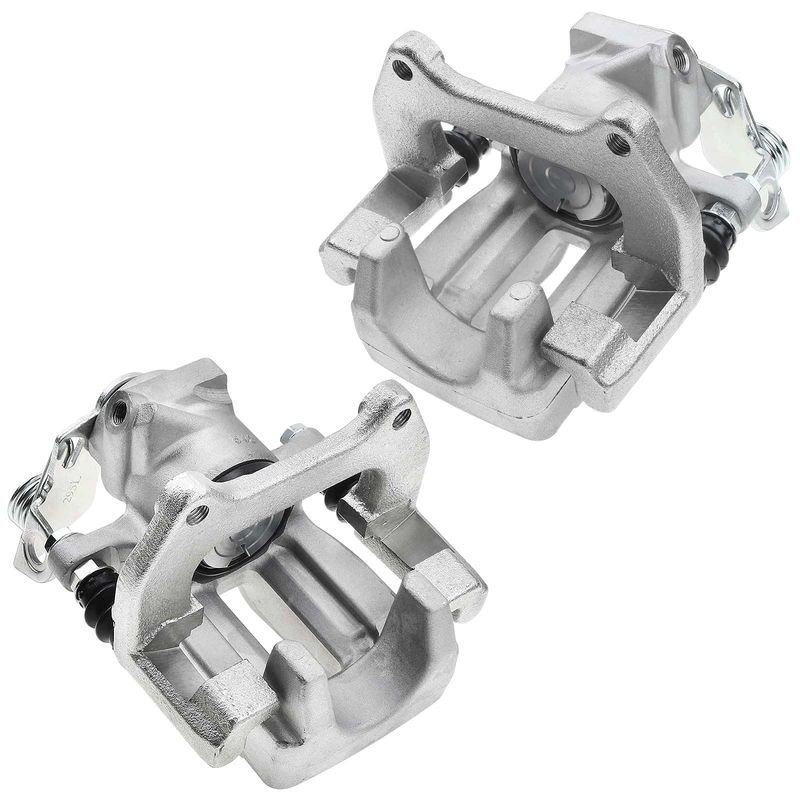 2x Rear Disc Brake Calipers with Bracket for Audi S4 2000-2002 V6 2.7L