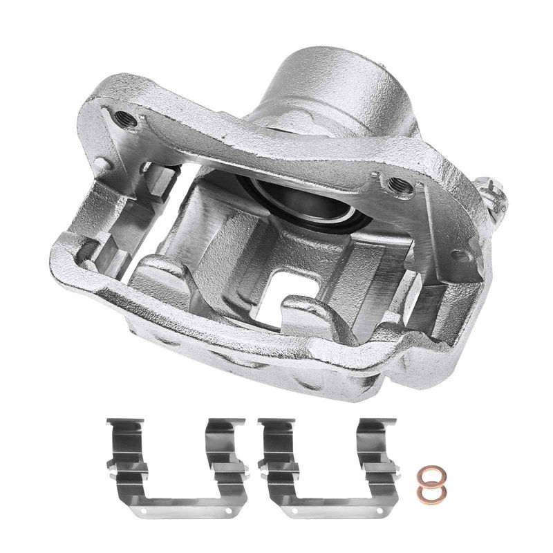 Front Passenger Disc Brake Caliper with Bracket for Hyundai Azera 06-11 Sonata