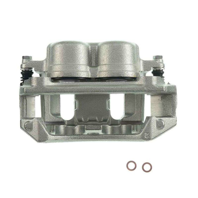 Front Driver Brake Caliper with Bracket for Ford F-150 1996-2003 w/o 7700 lb GVW