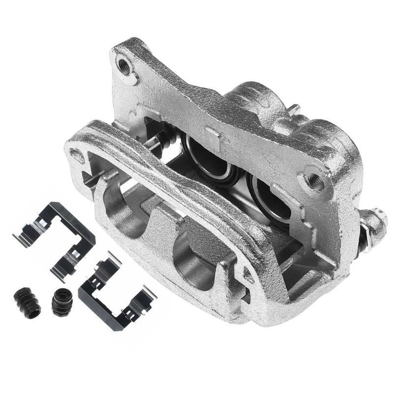 Front Driver Brake Caliper with Bracket for Saab Subaru Impreza Forester 03-18