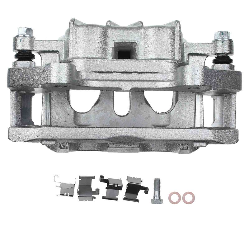 Front Driver Brake Caliper with Bracket for Ford Explorer Taurus Lincoln MKT