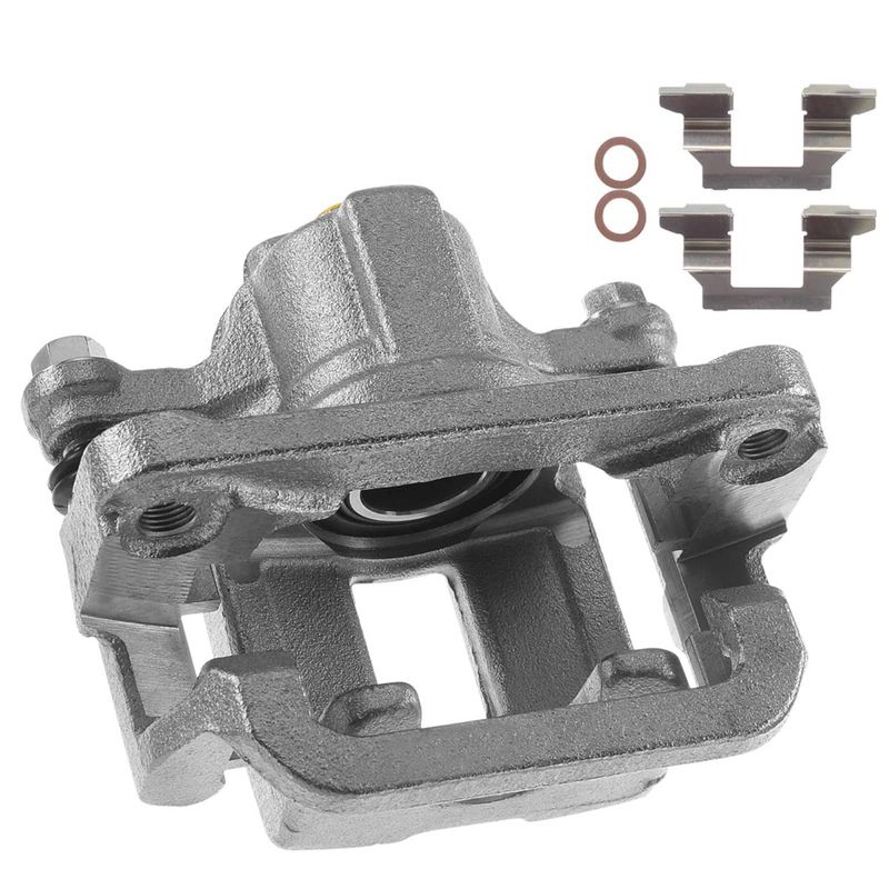 Rear Passenger Brake Caliper with Bracket for Nissan Rogue 2014-2018 Leaf 11-18