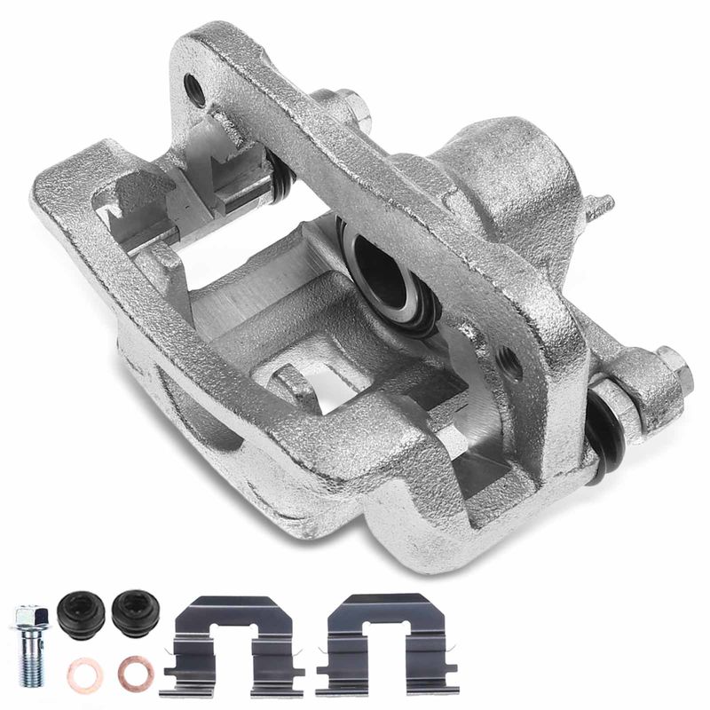 Rear Passenger Brake Caliper with Bracket for Kia Soul 2010-2013 1.6L 2.0L