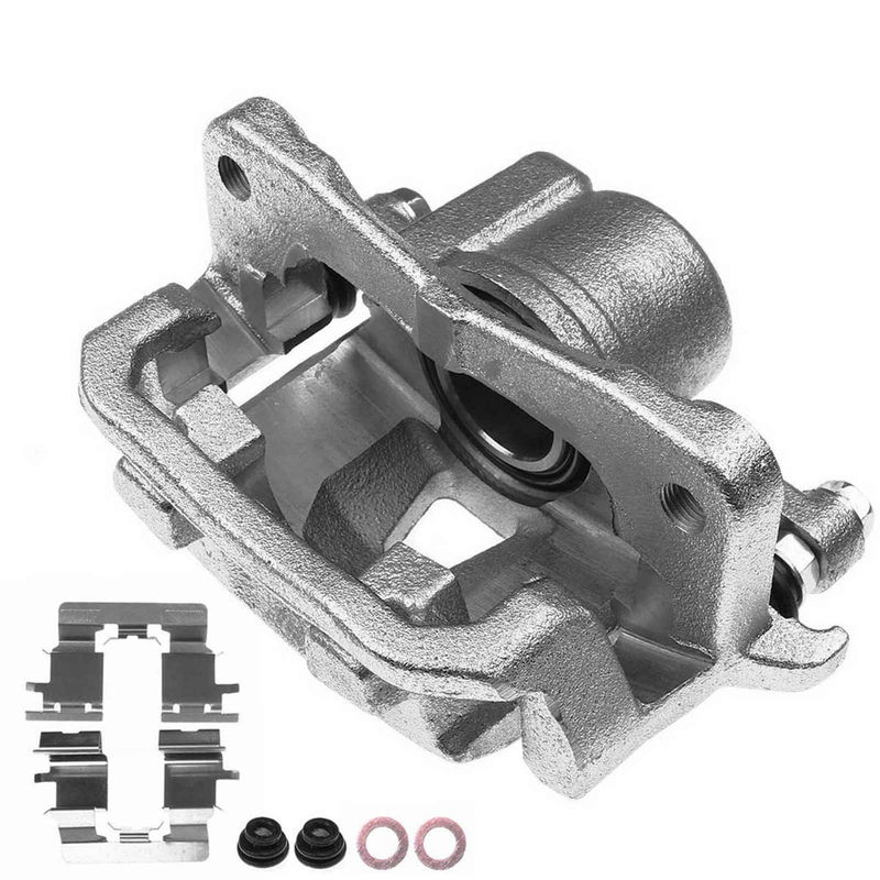 Rear Passenger Brake Caliper with Bracket for Toyota Sienna 2004-2010 4 Wheel