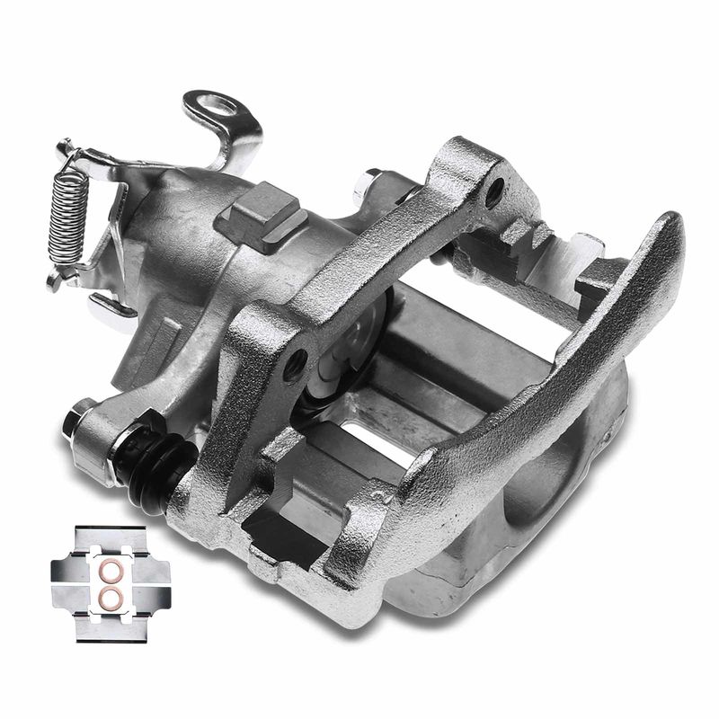 Rear Passenger Brake Caliper with Bracket for Jaguar XJ8 Vanden Plas 2004-2005