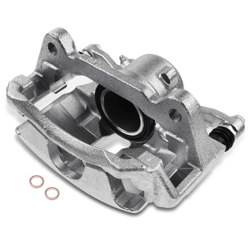 Front Driver Brake Caliper with Bracket for Volkswagen Golf 15-21 Jetta 19-21