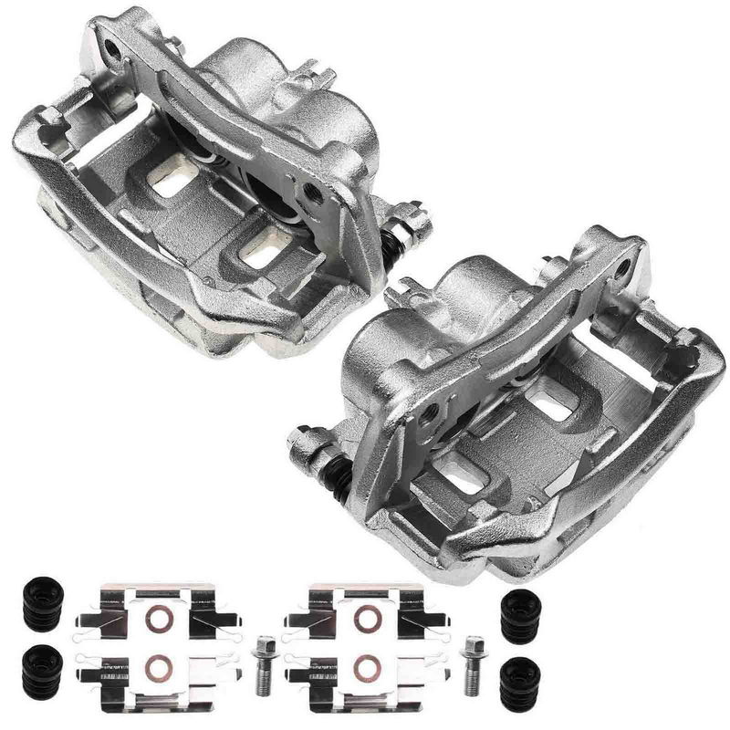 2x Front Brake Caliper with Bracket for Nissan Frontier 05-19 Pathfinder Equator
