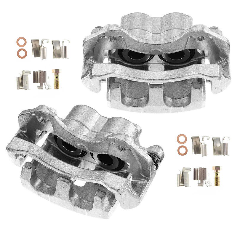 2x Front Brake Caliper with Bracket for Jeep WJ Grand Cherokee 1999-2004