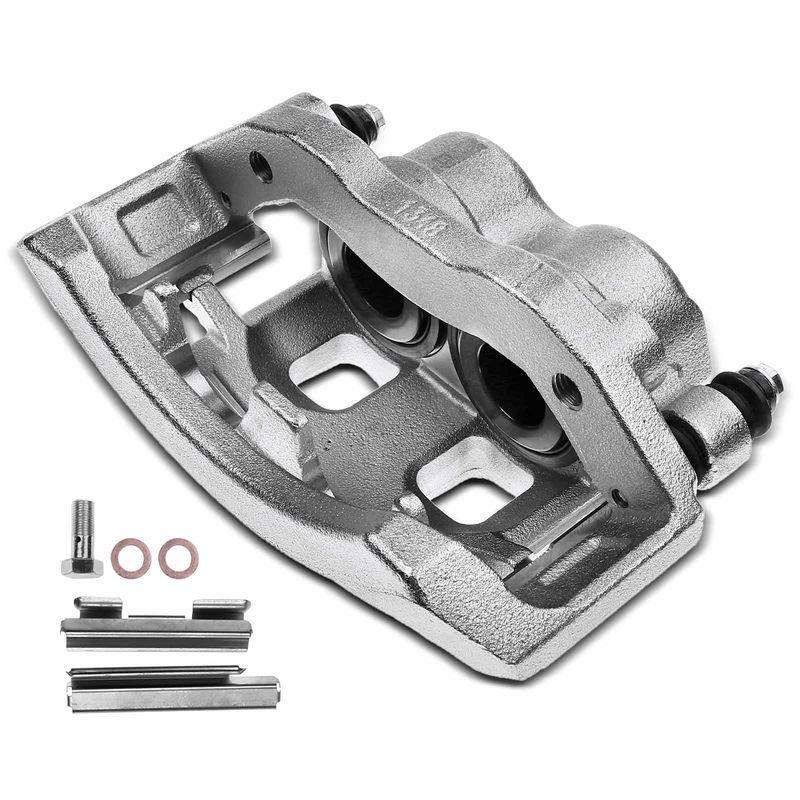 Front Driver/Passenger Brake Caliper with Bracket for Dodge Ram 1500 2002-2005