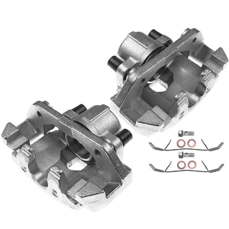 2x Front Brake Caliper with Bracket for Ford Escape 2001-2006 Mariner Mazda