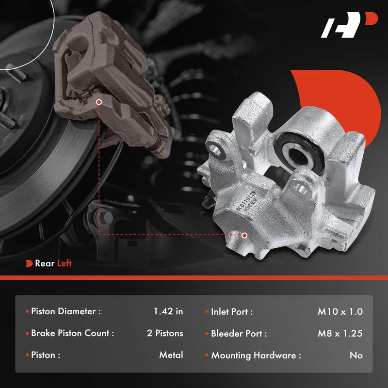 Rear Driver Brake Caliper for Mercedes Benz W203 C209 R171 C230 C320 CLK350