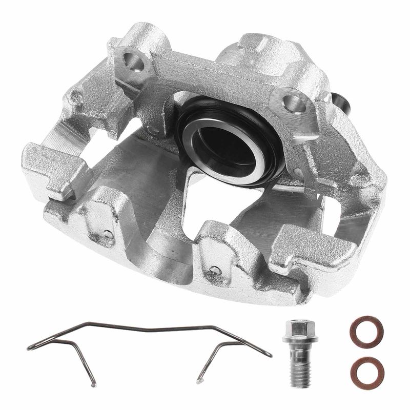 Front Passenger Brake Caliper with Bracket for Volkswagen Jetta 96-05 Golf Audi