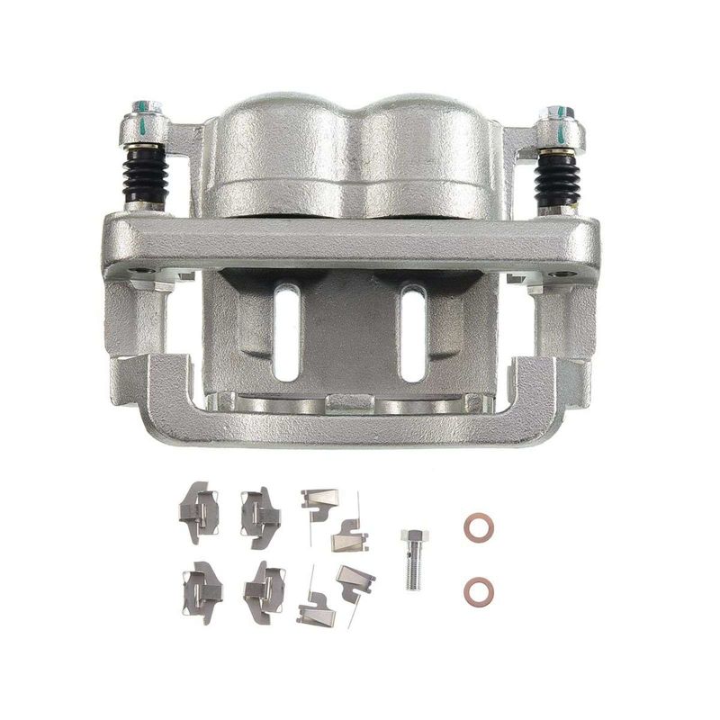 2x Front Brake Caliper with Bracket for Ford F-250 F-350 Super Duty 2005-2012