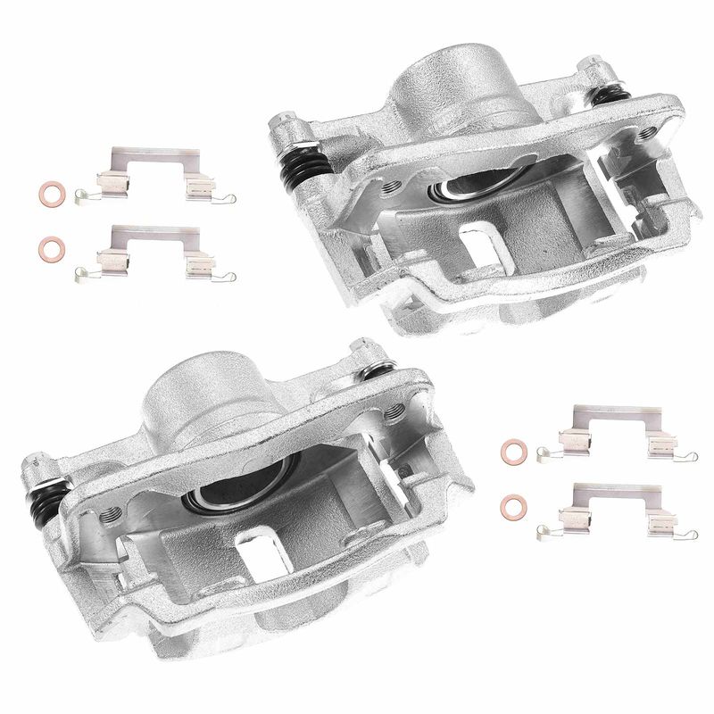 2x Front Brake Caliper with Bracket for Honda Civic 1996-2011 Acura EL 1997-2000