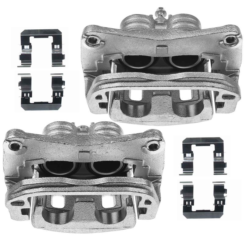 2x Front Brake Caliper with Bracket for Subaru Impreza Forester Legacy Outback