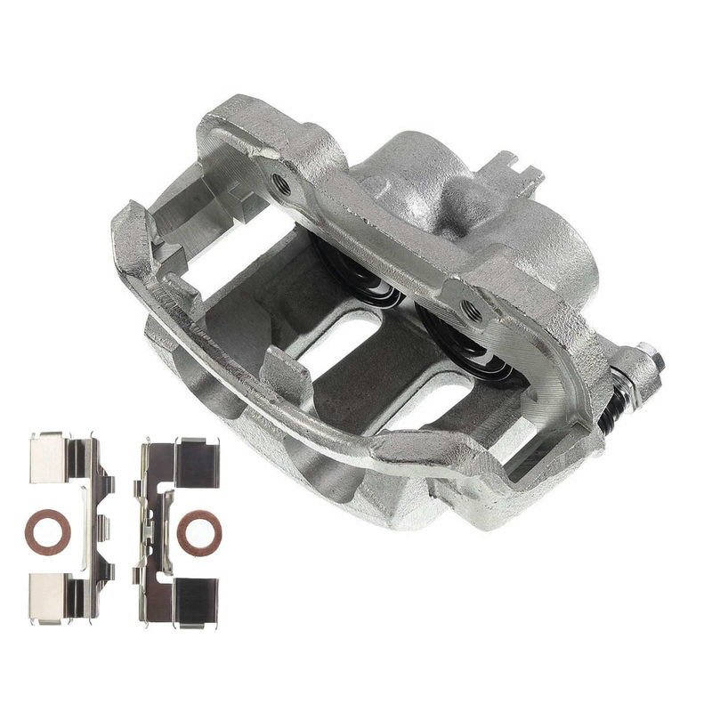 2x Front Brake Caliper with Bracket for Nissan Frontier 1998-2004 Pickup D21 4WD