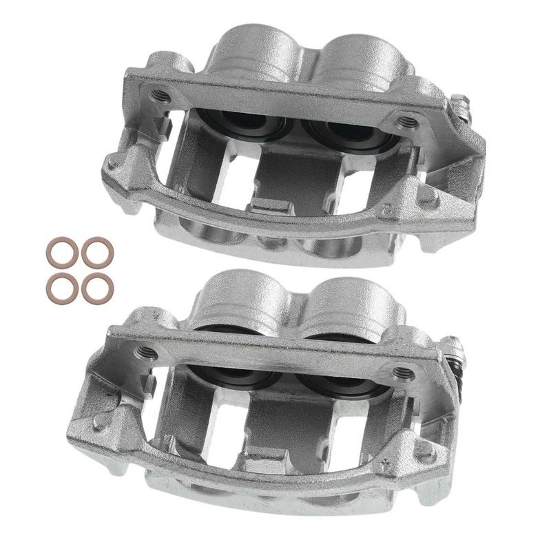 2x Front Brake Caliper with Bracket for Ford F-150 1996-2003