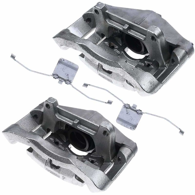 2x Front Brake Caliper with Bracket for Audi A4 A6 Quattro 2005-2008 A6