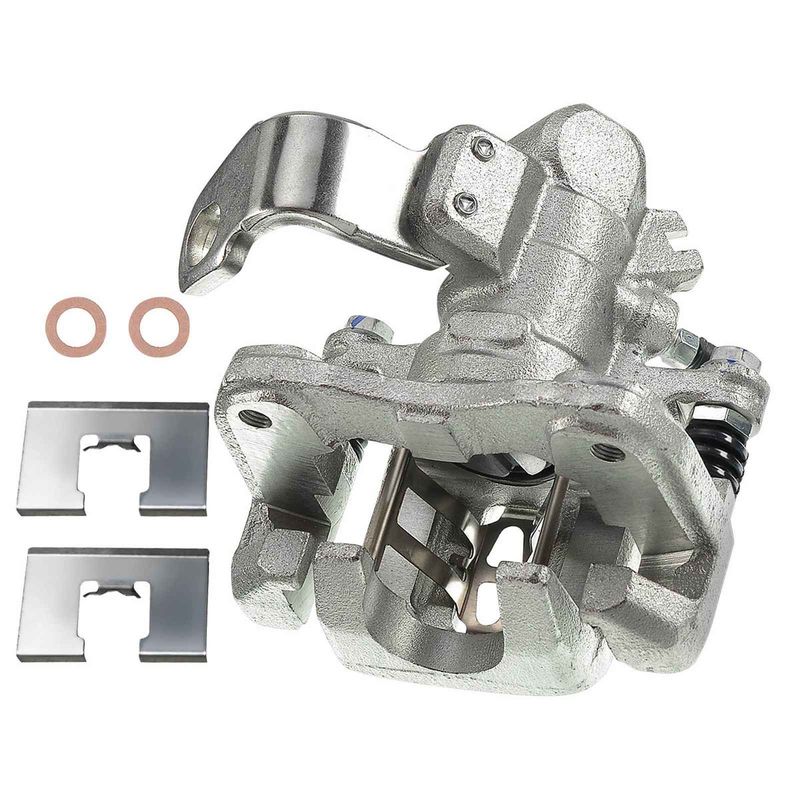 Rear Driver Brake Caliper with Bracket for Acura EL RSX Honda Civic 2002-2005
