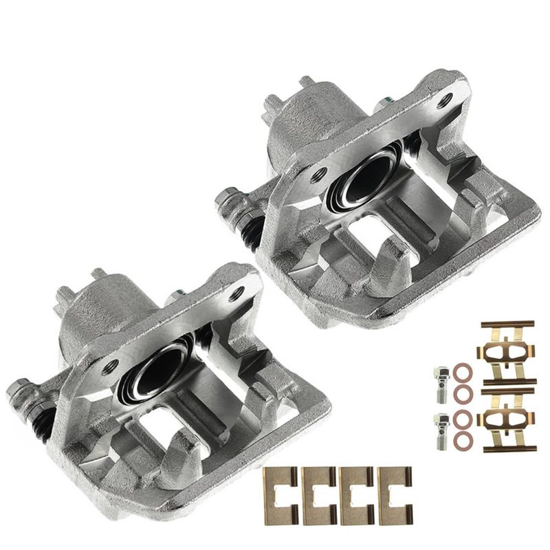 2x Rear Brake Caliper with Bracket for Honda CR-V 2007-2016 Crosstour Acura RDX