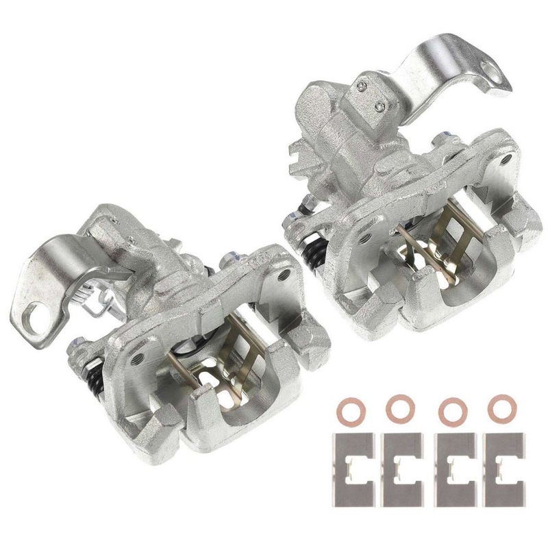 2x Rear Brake Caliper with Bracket for Honda Civic 2002-2005 Acura RSX EL