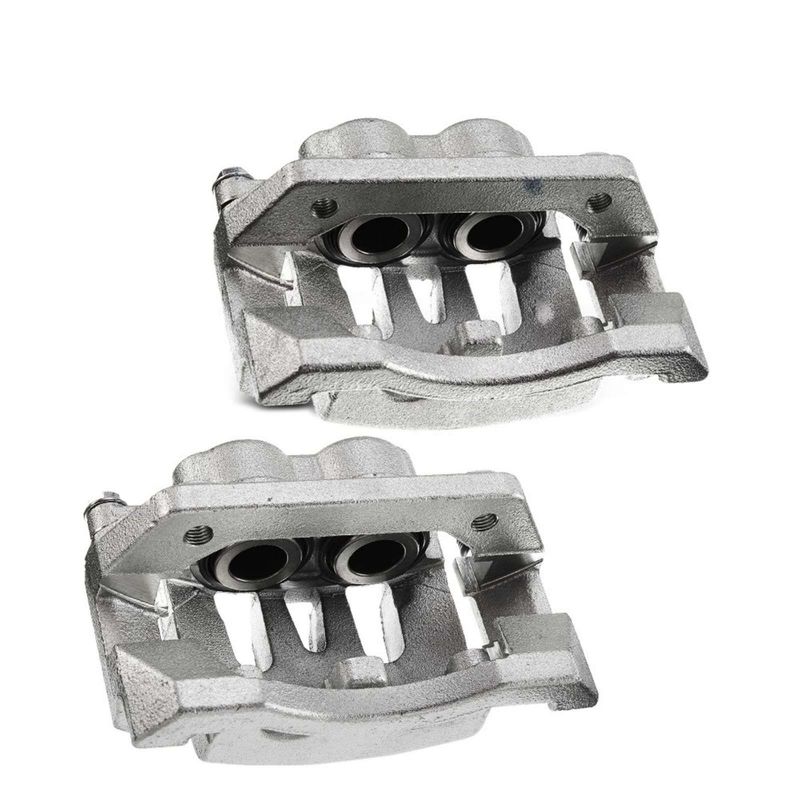2x Rear Brake Caliper with Bracket for Ford F-250 F-350 Super Duty 08-12