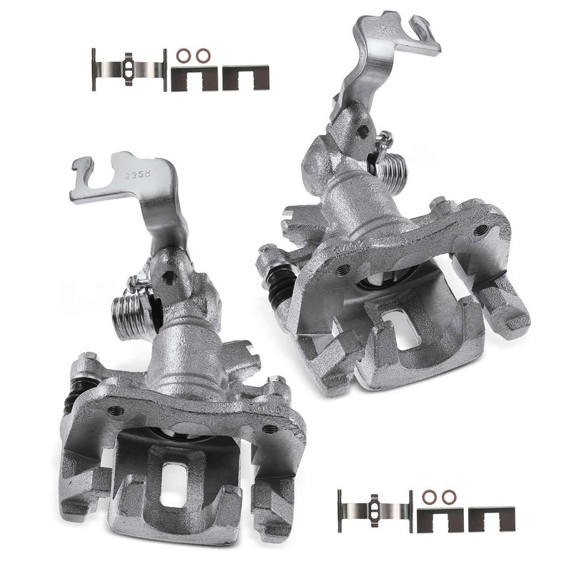 2x Rear Brake Caliper with Bracket for Honda Accord 1998-2002