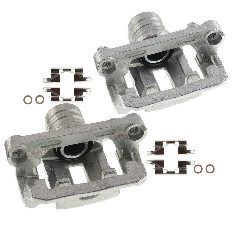 2x Rear Brake Caliper with Bracket for Nissan Frontier 2005-2018 Xterra Equator