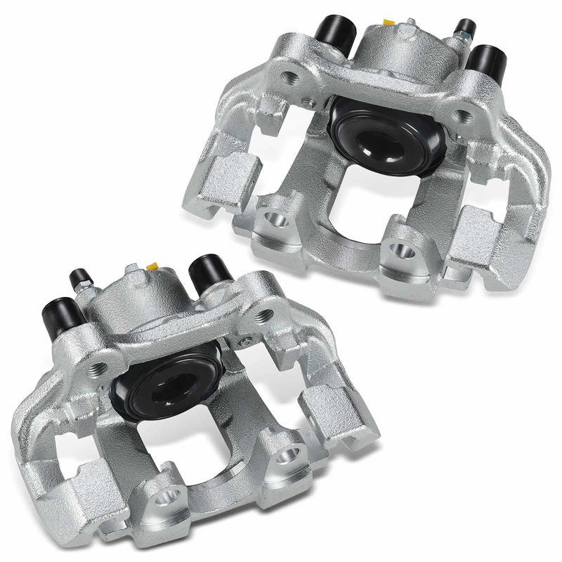 2x Rear Brake Caliper with Bracket for Jeep Grand Cherokee 11-18 Dodge Durango