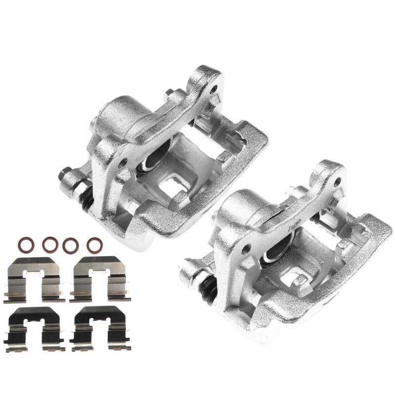 2x Rear Brake Caliper with Bracket for Hyundai Azera 2011-2016 Kia Optima